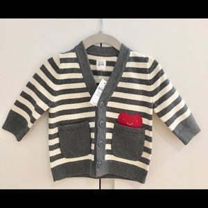 Baby Gap Heart Cardigan Sweater